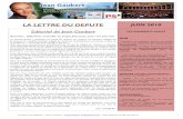 Lettre Juin 2010 - Jean Gaubert · Lalettre#du#Député#–pourcontact#:jeangaubert.an@gmail.com#9ElsaDuport0140630415# # 1# LA LETTRE DU DEPUTE JUIN 2010 Editorial de Jean Gaubert