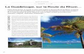 Texte : Mark Bernie - Photos : La Guadeloupe, sur la Route ... · La Route du Rhum est bien plus qu'une course. Depuis 40 ans, elle fait rêver les amateurs de course au large, mais