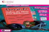 Bibliothèque Chiroux - Liège Province · 1 Pour la deuxième année consécutive, la Bibliothèque Chiroux organise un salon du livre pour adolescents, Livr@do, au Théâtre de