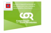 Contrat d’objectif territorial de développement des énergies ...ret-ademe-region-hdf.fr/docs/2017/03-10-2017_vers_des_territoires_100... · • Organisé autour de quelques villes