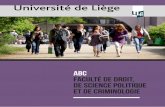ABC Faculté de Droit, et de Criminologie · PDF file 2016-10-06 · • Faculté des Sciences • BruxellesFaculté des Sciences Appliquées • Faculté de Droit, de Science politique