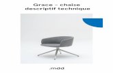 Grace - chaise descriptif technique chaise_fr.pdf · 2020-05-21 · MDD, créée en 1993 à Sępólno Krajeńskie en Pologne, est d'abord une histoire d'amitié entre Jaroslaw DABROWSKI