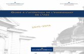 guide web de l'enseignant de l'IAES - Accueil · 2016-05-26 · Calendrier universitaire 2015-2016 9 Organigramme administratif et annuaire des services de l’IAES 11 Conditions