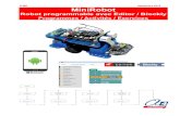 D-MR Septembre 2018 MiniRobot · Logiciels Editor 6 et App Inventor ... Avec les exemples de programmes, les utilisateurs découvrent les principes de la programmation graphique en