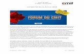Compte Rendu du Forum 2018 - CMITcmit.fr/wp-content/uploads/2018/03/CR-CMIT-Forum-2018-V3.pdf · Cette data qui, comme le notait Michel Mariet, était stockée dans les cahiers des