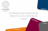 Incidences des ordonnances Macron sur les contrats de travail · Art.L.2254-2 du Code du travail « Les stipulations de l’accordse substituent de plein droit aux clauses contraires