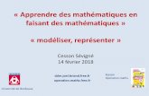 « Apprendre des mathématiques en faisant des mathématiques ...ddm.joel.briand.free.fr/publi2/CESSON.pdf · « Tâche complexe » en mathématiques –Le mot « problème » a une