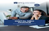 Digital MBA FINANCE · 2020-02-27 · MBA Management et de 9 modules d’ap-prentissage sur la finance d’entreprise pour le Digital MBA Finance. Vous obtiendrez ainsi une formation