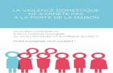 à de la violence conjugale Vous êtes confronté-es LA VIOLENCE … · 2019-08-23 · 33,7% des femmes et 14,9% des hommes en Belgique ont subi de la violence au cours de leur vie,