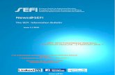 News@SEFI - WFEO › ... › SEFI_Newsletter_1_2015.pdf · Deans oPI, will jointly organise a workshop in the framework of the upcoming WEEF 2015 in Florence, Italy. () Obituary We