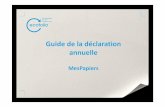 Guide de la déclaration 2015 - Ecofolioecofolio.fr/.../document/ecofolio_guide_declaration_mespapiers_2015.pdf · Le calendrier 2015 5 Toute déclaration de l’année en cours peut