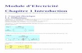 Module d’Electricité Chapitre 1 Introductionddata.over-blog.com/xxxyyy/4/01/07/64/COURS/cours_elect...2007/01/04  · Chapitre 1 Introduction L’Electrocinétique est la partie