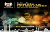 Join ISHKS: › event › docs › second_ishks_brochure.pdf · How to get high knee flexion Technique adjustments: PS to CR transition Discussion Mark Pagnano Harsimran Singh Mark