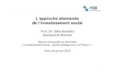 France Stratégie - L‘approche allemande de l‘investissement social · 2017-04-11 · 1. Les mauvais résultats du test PISA („Pisa Schock“) en 2000 • L‘Allemagne figure