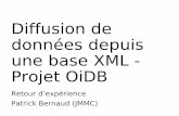 Diffusion de données depuis une base XML - Projet OiDB...eXist-db - Templating Module permettant de scripter la vue : insertion, tests simples, substitution depuis le modèle. ⊖
