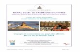 NÉPAL 2018 : LE SACRE DES DIVINITÉS - Oasis Voyages · OASIS VOYAGES – NEPAL – Février 2018 Page 6/20 J3 – Mardi 13 février 201: KATHMANDU8 / LA GRANDE FÊTE DESHIVARATRI