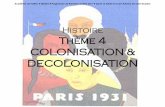 Histoire Thème 4 COLONISATION & DECOLONISATIONww2.ac-poitiers.fr/hist_geo/sites/hist_geo/IMG/pdf/... · B. Les représentations collectives de l’Empire colonial français II. L’expansion