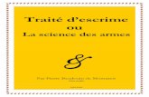 Traité d’escrime ou - Freeensiludium.free.fr/Montarcis1661.pdfLe traité de l'escrime ou de la science des armes est un manuscrit autographe c onservé à la bibliothèque de l’état