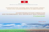 République Tunisienne Ministère de l'Environnement et du … · 2015-09-16 · l’INDC La contibution de la Tunisie en matièe d’atténuation vise une réduction de 41% de son