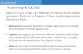 Jusqu'à il y a un an ou deux, ELK Stack était une …lecurseur.e-monsite.com/medias/files/elkpartie1.pdfElasticSearch Qu'est-ce que la ELK Stack? Jusqu'à il y a un an ou deux, ELK