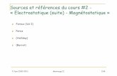 Sources et références du cours #2 - Electrostatique (suite ... · P. Puzo (2010-2011) Montrouge II 5/84 Champ et potentiel dans un conducteur à l’équilibre (1/2) L’équilibre