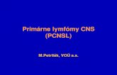 Primárne lymfómy CNS (PCNSL)lysk.sk/wp-content/uploads/2014/05/04_M.-Petrilak.pdf · Epidemiológia lincid. - 0,5 /100 000 / rok l1-2% extranodal.NHL l4% novodiagnostikovaných