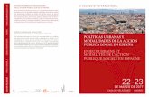 22-23 - Casa de Velázquez · et de projets urbains dans les champs de la planification métropoli-taine, des politiques de logement et d’habitat. POLÍTICAS URBANAS Y MODALIDADES
