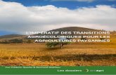 L’IMPÉRATIF DES TRANSITIONS AGROÉCOLOGIQUES POUR LES ... › wp-content › uploads › 2019 › ... · • Soutenir les systèmes d’élevage : appui au pastoralisme et la gestion