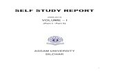 SELF STUDY REPORT - aus.ac.in · ii. Master plan of the university 179 iii. Type and number of university scholarships / 180 freeships given to the students during the last five years.