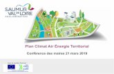 Plan Climat Air Énergie Territorial - Saumur Val de …...2019/03/21  · Introduction Plan Climat Air Énergie Territorial (PCAET) - Obligation réglementaire (pour les agglo de