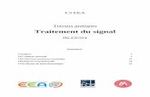 L3 EEA Travaux pratiques Traitement du signal · TP HLEE501 Traitement du signal Consignes 1 Consignes Merci de respecter les consignes suivantes lors de la préparation des travaux