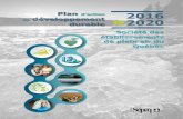 Plan d’action 2016 de développement durable 2020...C’est avec plaisir que je vous présente le Plan d’action de développement durable 2016-2020 de la Société des établissements