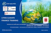 CITIES CLIMATE FINANCE TRAINING - Accueil - I4CE...2016/08/02  · - IssyGrid : smart grid project for the city (2011). 1st pilot project in France. 13 Examples of TCEP in France Source:
