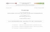 La démarche Quality by design - Paul Sabatier Universitythesesante.ups-tlse.fr/2076/1/2017TOU32088.pdf · 2018-03-21 · LA DÉMARCHE QUALITY BY DESIGN INTRODUCTION 11 | 82 Introduction