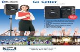Go Getter - Hellopro.fr · La Go Getter est idéale pour projeter la voix en intérieur ou en extérieur, et pour diffuser de la musique durant des activités scolaires. L’unité