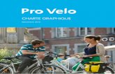 CHARTE GRAPHIQUECharte graphique de l’identité visuelle de Pro Velo Dans le cadre de parrainage, l’usage permet plusieurs façons de positionner et de mettre en va-leur les logos.