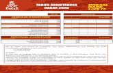 TARIFS ASSISTANCES DAKAR 2020 - L'Équipe · 2019-05-14 · TARIFS ASSISTANCES DAKAR 2020 Afin de valider votre dossier de candidature, vous devrez obligatoirement vous acquitter