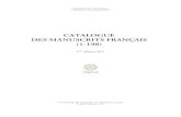 Catalogue des manuscrits français 1-198 - REROdoc.rero.ch/record/13023/files/catalogue_ms_fr_1_198_2011.pdf · français 1 à 200" (en réalité 1 à 198, les deux derniers numéros