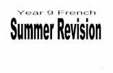 Year 9 Frenchcothamschoolmfl.weebly.com/uploads/8/3/5/4/83549726/y9_french_summer_booklet.pdfune fois par semaine de temps en temps demain souvent à l’avenir le samedi dernier d’habitude