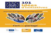 Journées Européennes du Patrimoine 2018...Cette année les #JEP2018 célèbre l’Année européenne du patrimoine culturel: l’art du partage. L’objectif de l’Année européenne