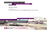 Lettre du directeur de l’UFR...- connaître les conditions de développement des nouveaux produits culturels-médiatiques - maîtriser la multiplicité des compétences nécessaire