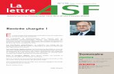 Rentrée chargée ! E · 2016-11-04 · Association Française des Sociétés Financières N°170 Juillet / Août / Septembre 2016 Sommaire ACTUALITÉ p. 2 Un guide sur l’affacturage
