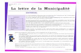La lettre de la Municipalité - Amancy · 2018-04-17 · La municipalité d’Amancy est convaincue de l’importance de l’information sur tout ce qui se passe dans la commune.