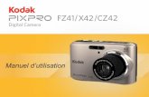 Manuel d’utilisation - KODAK PIXPROCe manuel contient des instructions pour vous aider à utiliser correctement votre nouvel appareil photo de KODAK PIXPRO . Tous les efforts ont