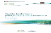 Guide technique Interactions nappe/rivière · 2 Agence franaise pour la biodiversité/Armines - Guide technique Interactions nappe/rivière - Des outils pour comprendre et mesurer