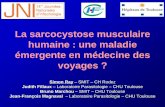La sarcocystose musculaire humaine : une maladie émergente ... · – Laboratoire Parasitologie – CHU Toulouse . Bruno Marchou – SMIT – CHU Toulouse . ...