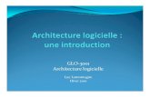 GLO-3001 Architecture logicielle - Université Lavallamontagne/glo3001/introArchitecture.pdf · Partitionnement en sous parties ... Des exemples de bonnes pratiques Par opposition