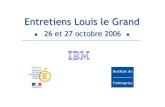 Institut de l'Entreprise - Entretiens Louis le Grand · 2018-10-12 · Étude de cas IBM France ... représentants du personnel dans un conduite négociée de la restructuration .
