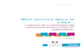 Mon service dans la LOLF - economie.gouv.fr · 2016-02-15 · Aussi, profitant d’une occasion exceptionnelle de simplifier les procédures financières avant de les figer dans un