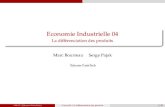 Economie Industrielle 04 - Télécom ParisTechses.telecom-paristech.fr/ecostrat/CoursEI/cours04_diff.pdf · Economie Industrielle 04 La di erenciation des produits´ Marc Bourreau